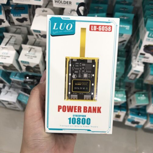 CARGADOR PORTATIL 10800MAH LU-6058 LUO