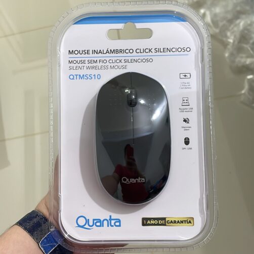 MOUSE INALAMBRICO SILENCIOSO QUANTA QTMSS10