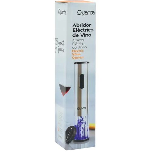 ABRIDOR DE VINO ELECTRICO QUANTA QTAVE91 INOX.