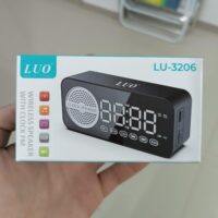 RELOJ CON SPEAKER Y ALARMA LUO LU-3206