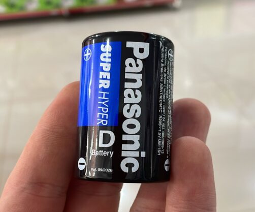PILA TIPO D PANASONIC DE ZINC-MAGNESIO
