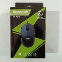 MOUSE A CABLE ECOPOWER 1,5M NEGRO EP-K010