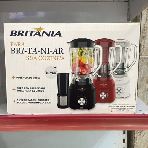 LICUADORA BRITANIA CON FILTRO 2,6L 1050W 4 VEL