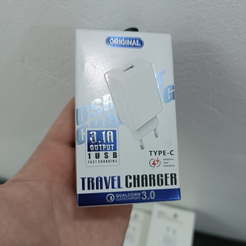 CARGADOR ORIGINAL QUALCOMM TYPE-C 3.0