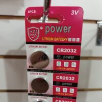PILA REDONDA 2CM 3V POWER LITIO CR2032 P/UNIDAD
