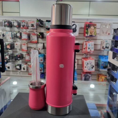 TERMO+GUAMPA MG-9706 ROSA 1,4L MANGO RETRAIBLE