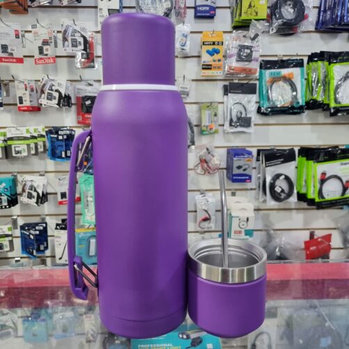 TERMO+GUAMPA BOT-0024 LILA 1L/200ML