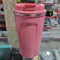VASO CAFETERO YQ-10027 ROSA 500ML