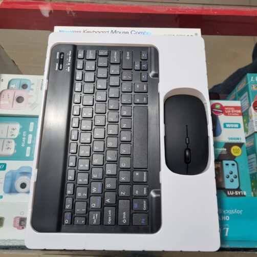 TECLADO+MOUSE INALAMBRICO BLUETOOTH NEGRO SENIMO