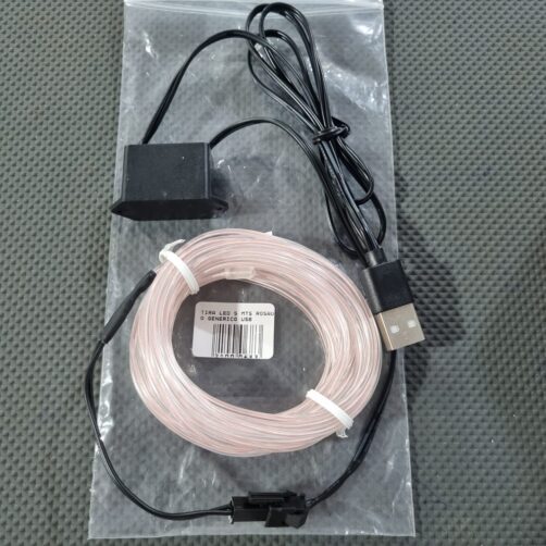 TIRA LED 5 MTS ROSADO GENERICO USB