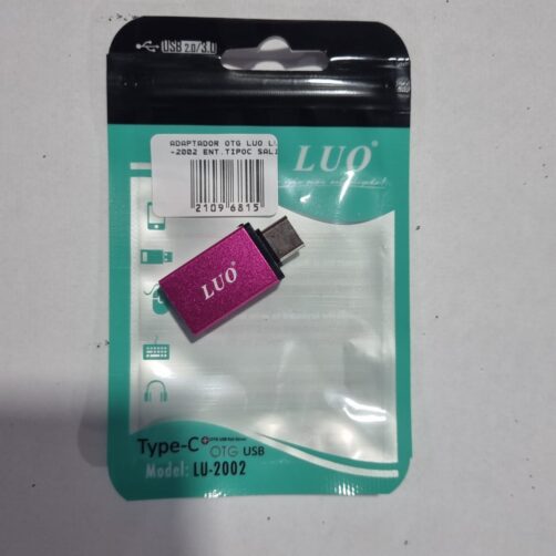 ADAPTADOR OTG LUO LU-2002 ENT.TIPOC SALIDA USBA