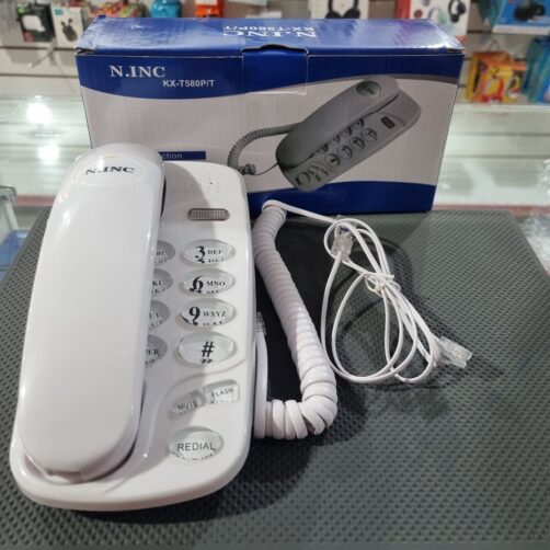 TELEFONO DE MESA N.INC KX-T580P/T CON CABLE BLANCO